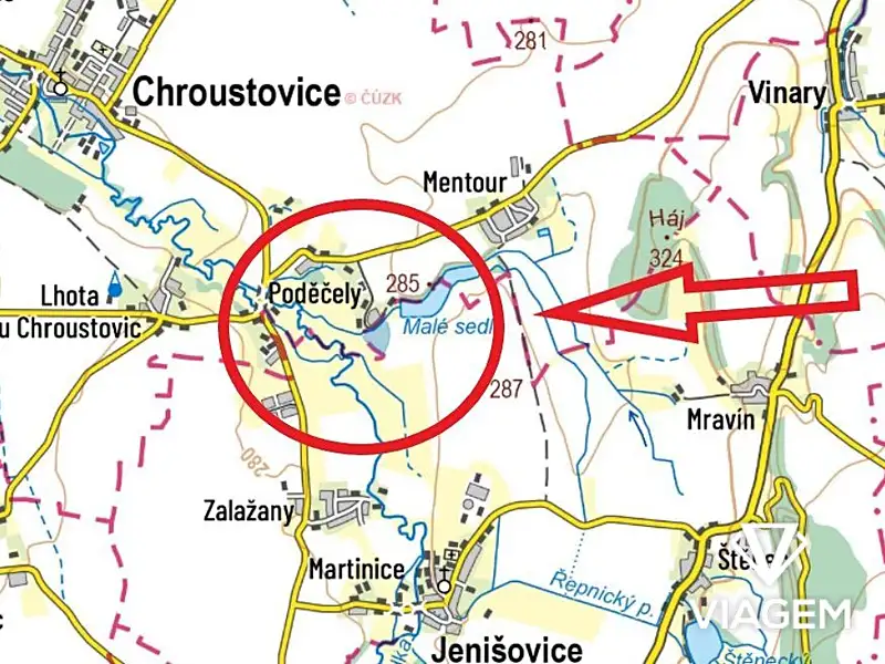 Prodej pole 22356 m², Jenišovice – náhled fotky 3
