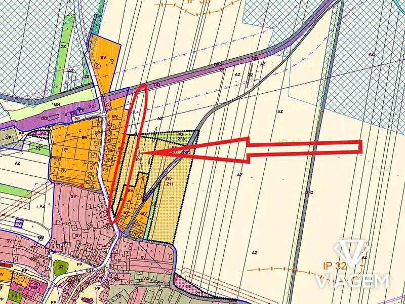 Prodej stavebního pozemku 5208 m², Čistá – náhled fotky 2