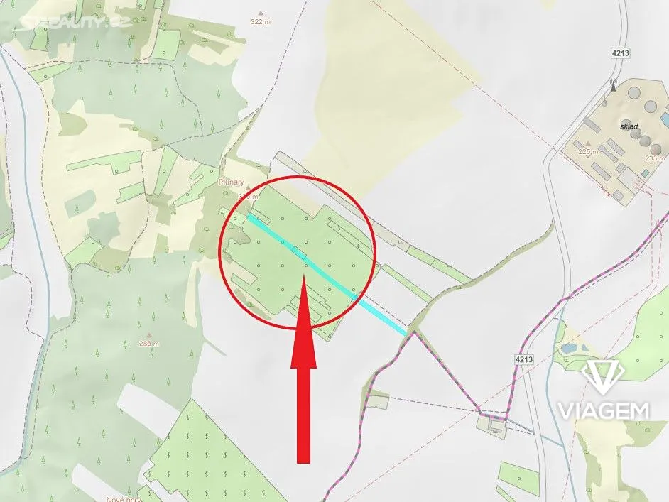 Prodej podílu 1/2 zahrady 2306 m² – pohled 4