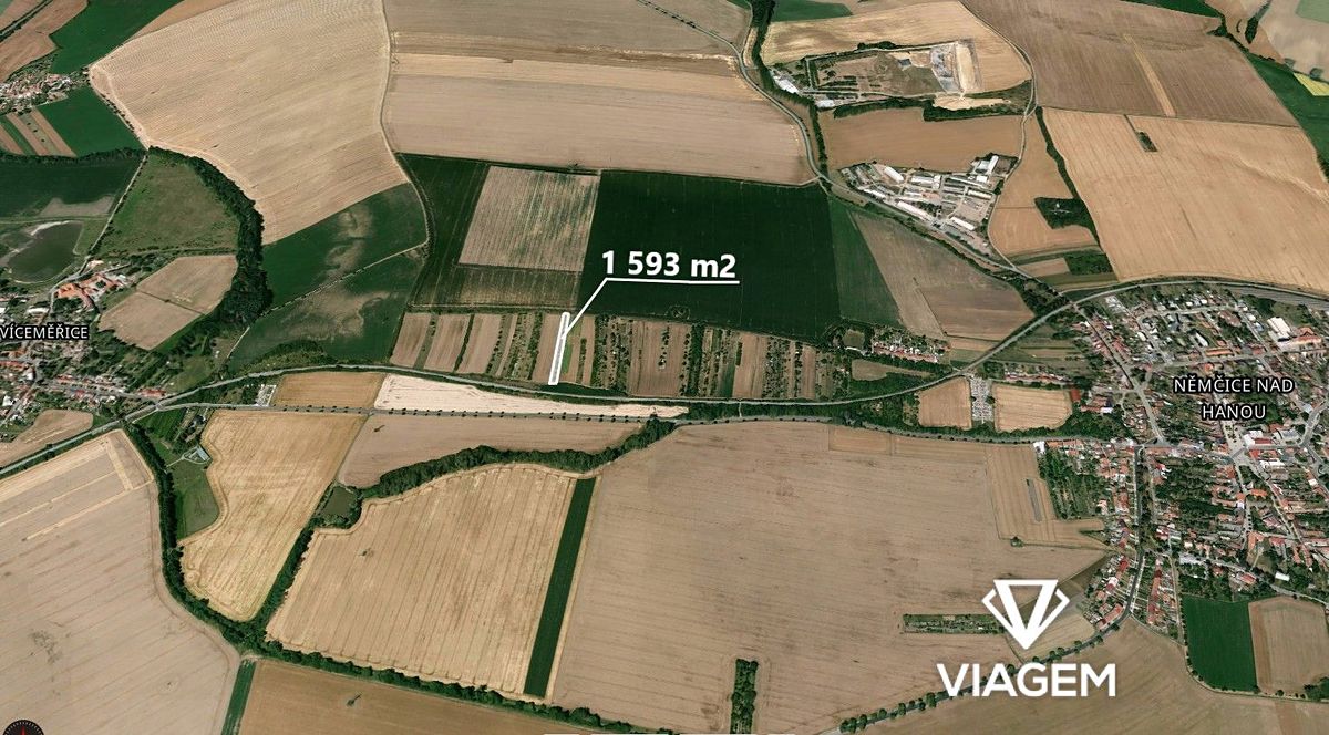Prodej zahrady 1593 m², Němčice nad Hanou – fotka 1 z 3