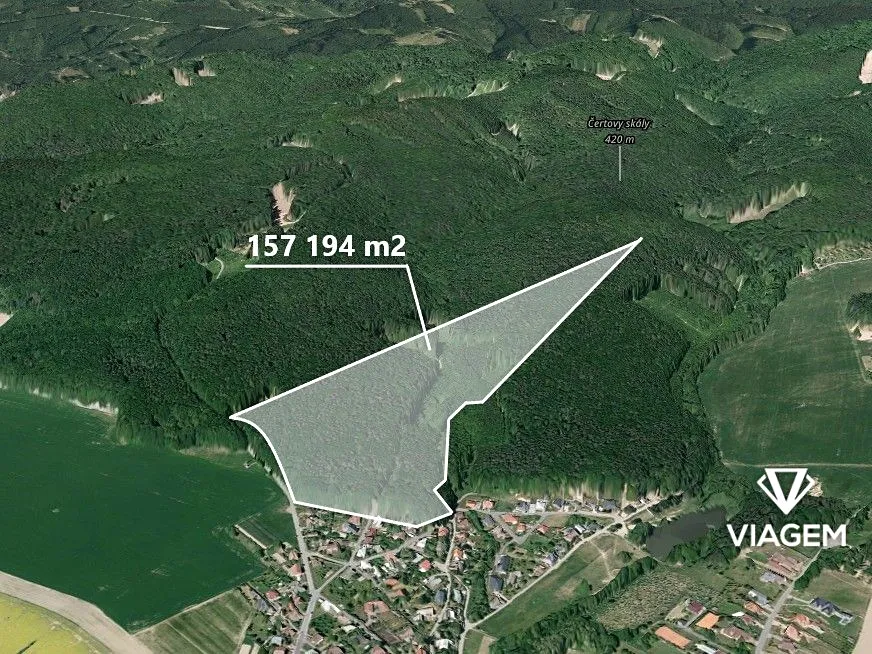 Prodej podílu 3/86 lesa 5483 m²