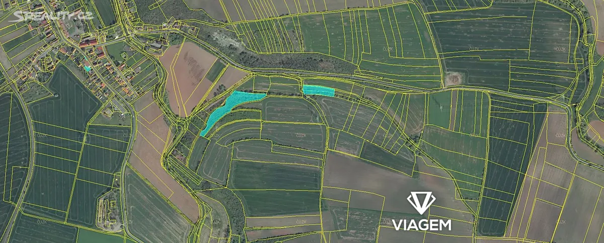 Prodej podílu 1/6 pole 1623 m² – pohled 2