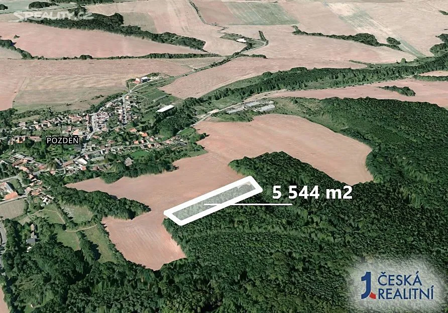 Prodej podílu 13/18 pole 4004 m² – pohled 2