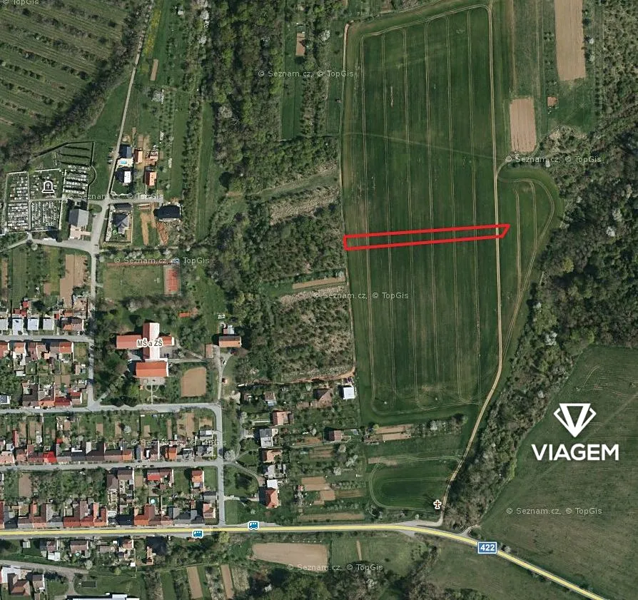 Prodej podílu 2/9 pole 434 m²