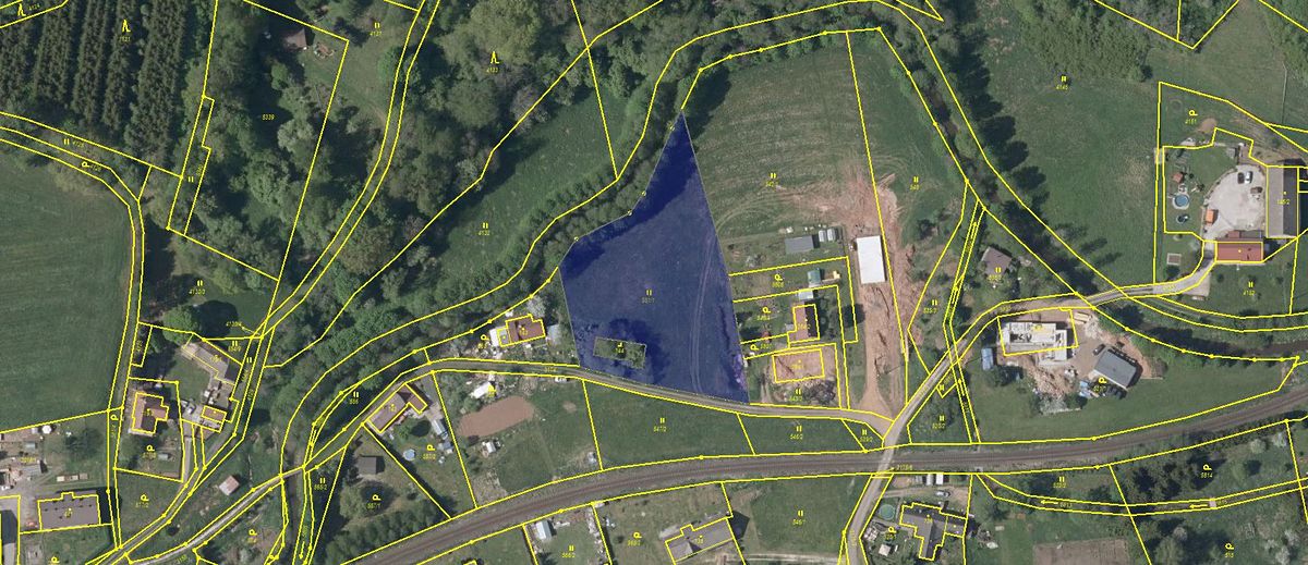 Prodej stavebního pozemku 4127 m² – fotografie 2