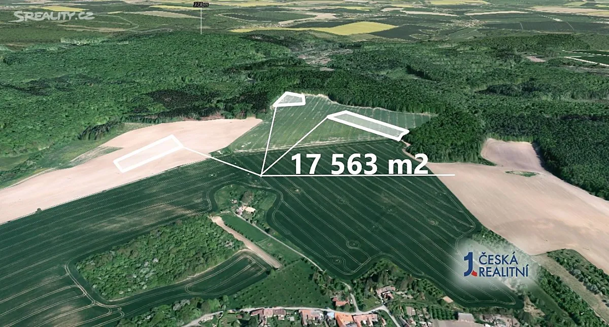 Prodej podílu 1/5 pole 3512 m² – pohled 2