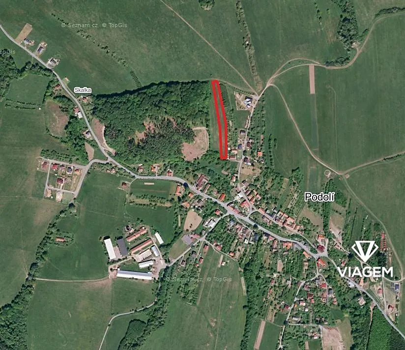 Prodej podílu 1/4 pole 671 m²