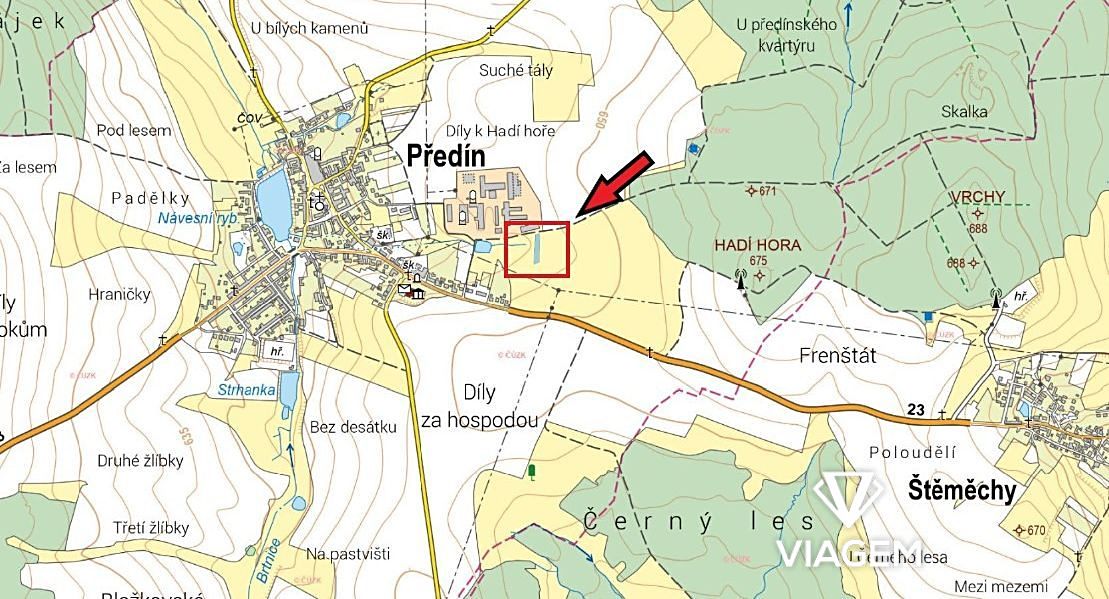 Prodej pole 1547 m² – fotografie 3