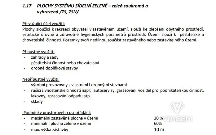 Prodej zahrady 378 m², Měšice – náhled fotky 2