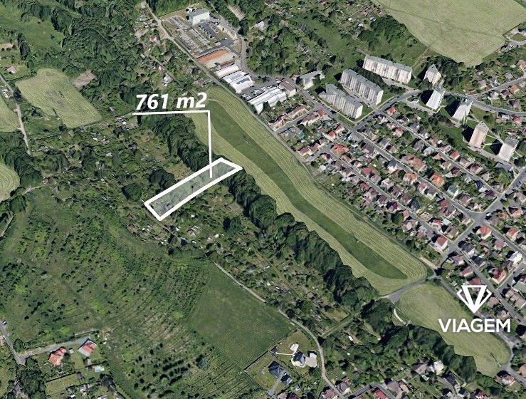 Prodej zahrady 850 m², Děčín – fotka 1 z 3
