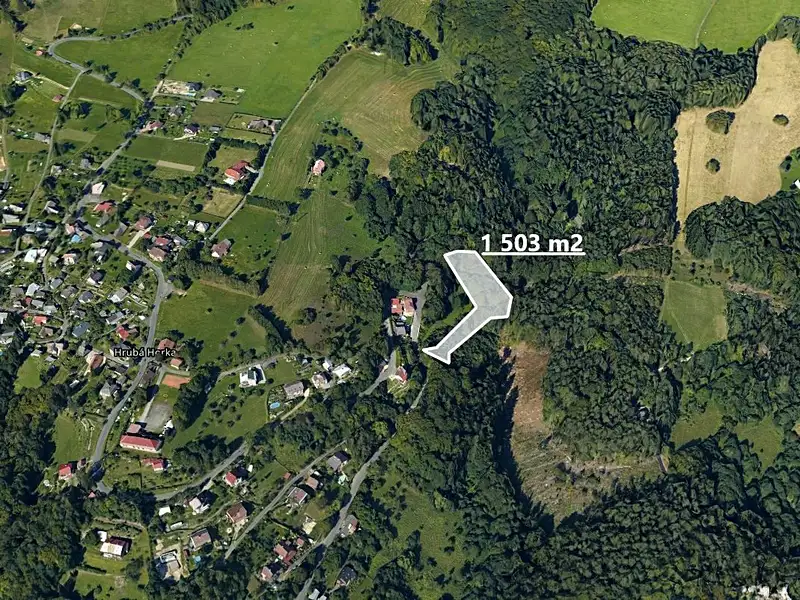 Prodej pole 1503 m², Železný Brod – náhled fotky 2