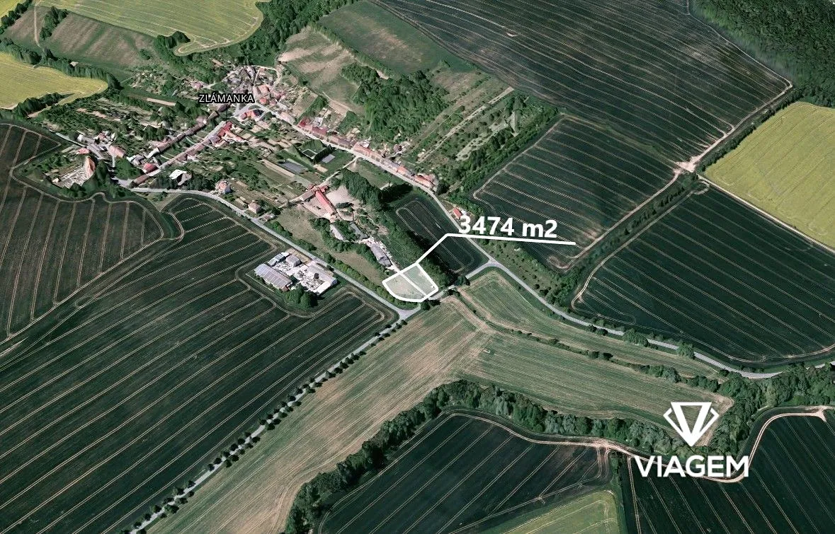 Prodej komerčního pozemku 3474 m²