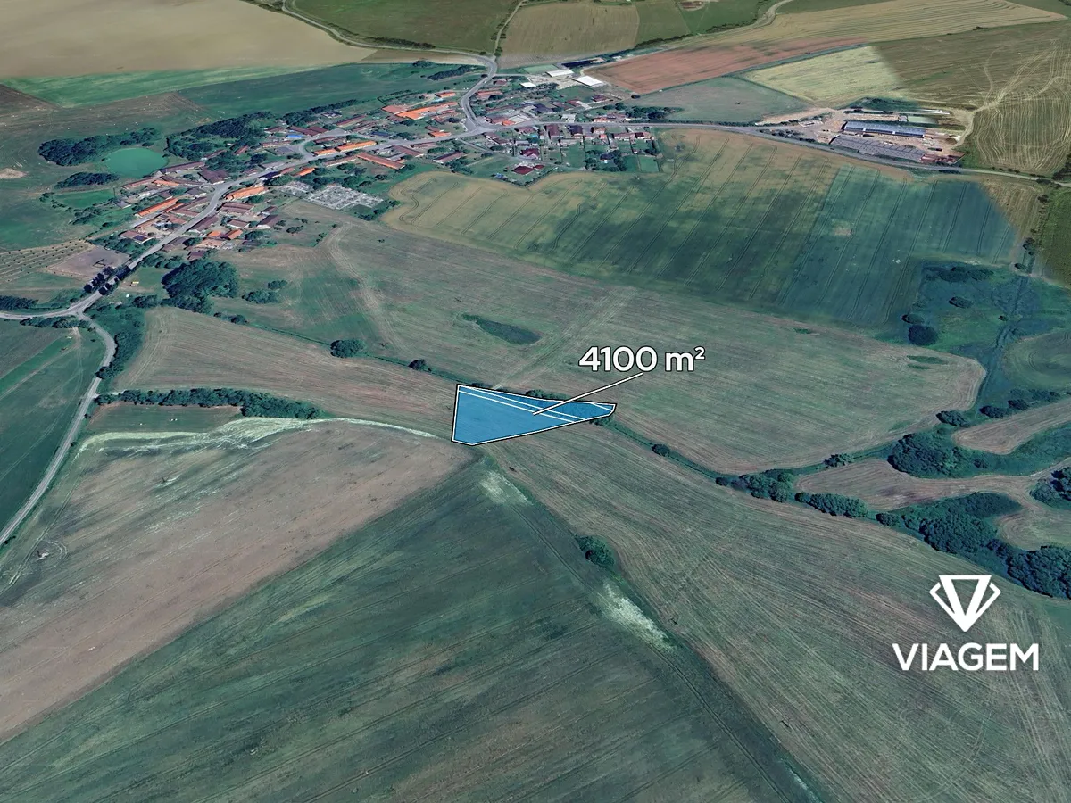 Prodej pole 4100 m²