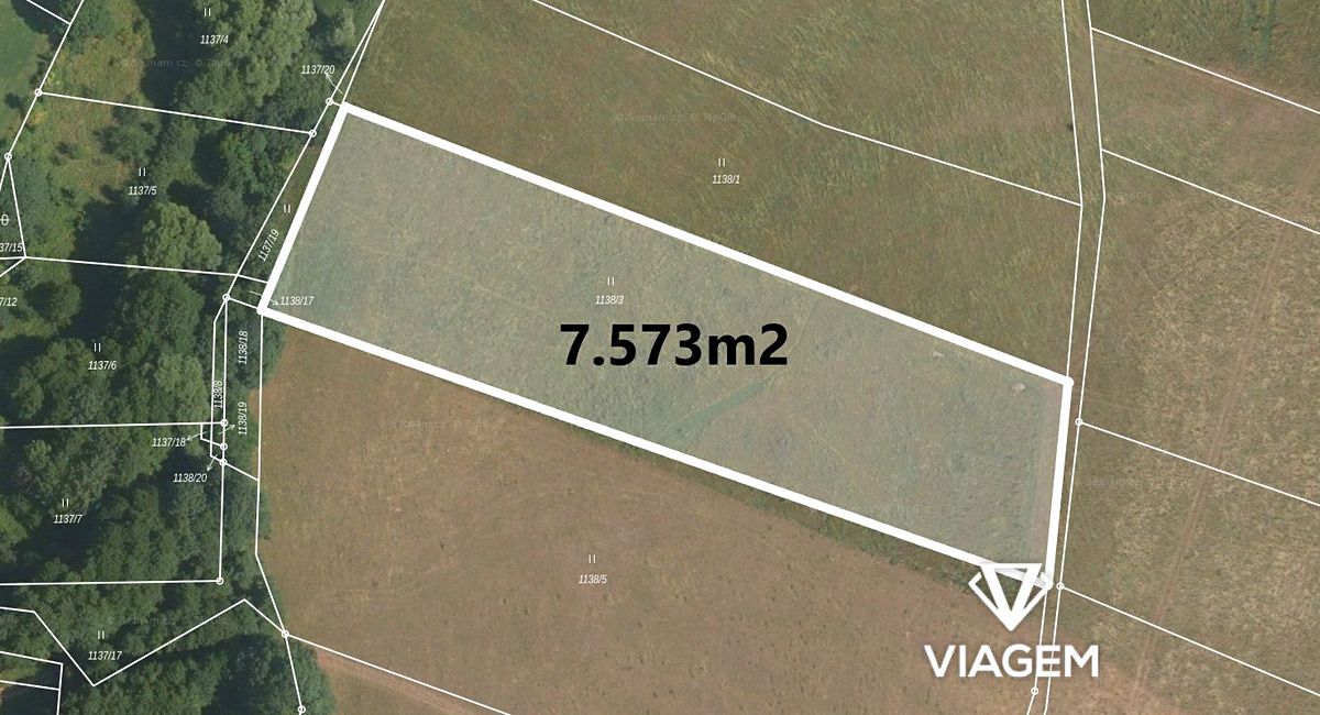Prodej pole 7573 m²