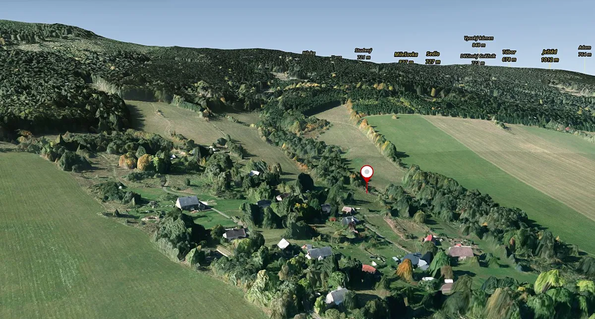 Prodej louky 927 m²