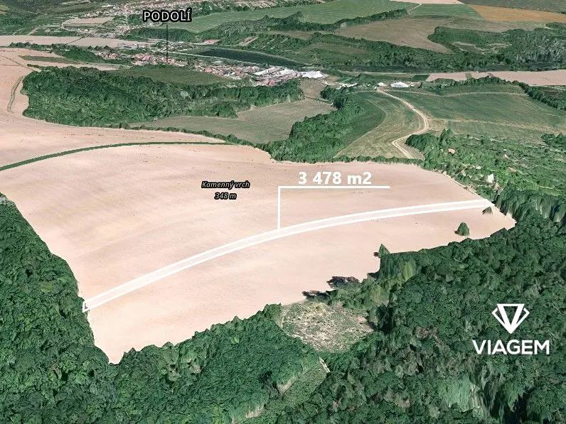 Prodej pole 3478 m²