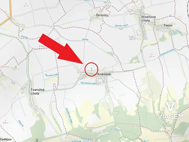 Prodej pole 1831 m², Kněždub – náhled fotky 2