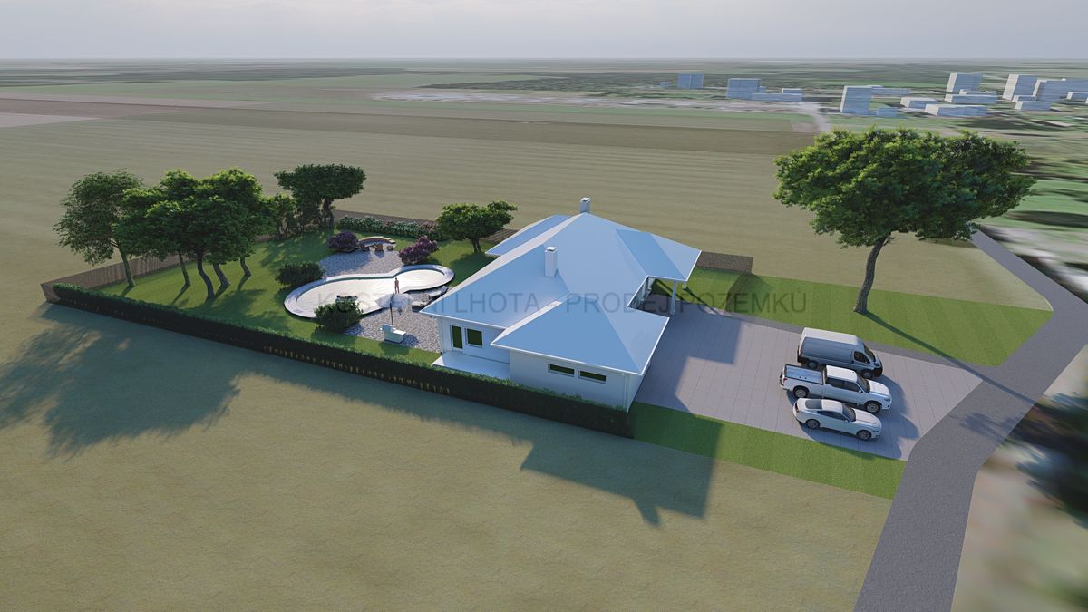 Prodej stavebního pozemku 2160 m², Kostelní Lhota – fotka 1 z 3