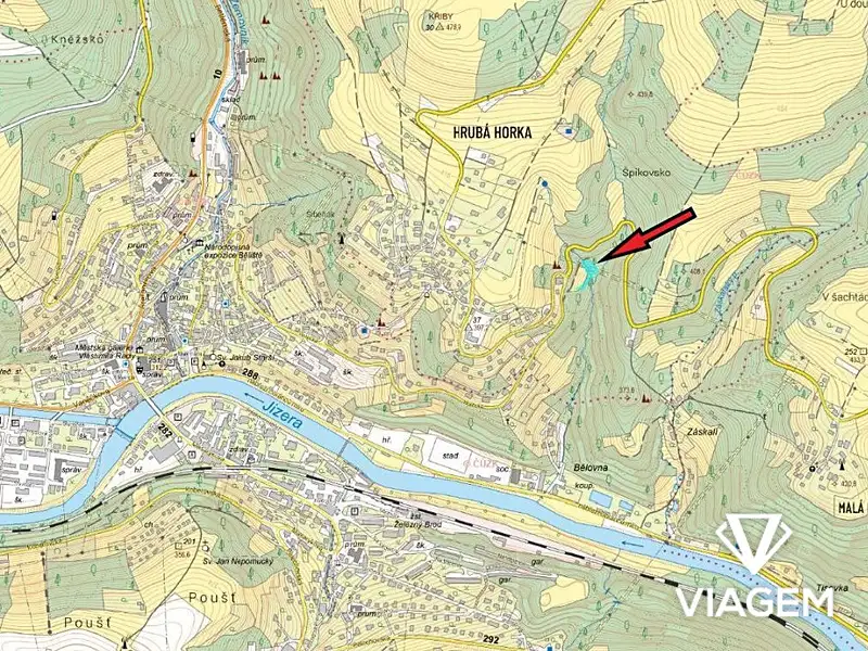 Prodej pole 1503 m², Železný Brod – náhled fotky 3