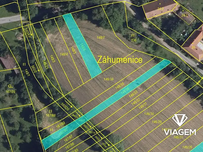 Prodej pole 652 m², Jaroměřice nad Rokytnou – náhled fotky 3