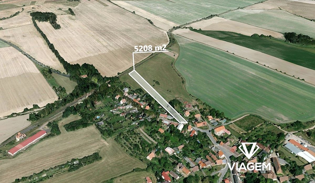 Prodej stavebního pozemku 5208 m², Čistá – fotka 1 z 3