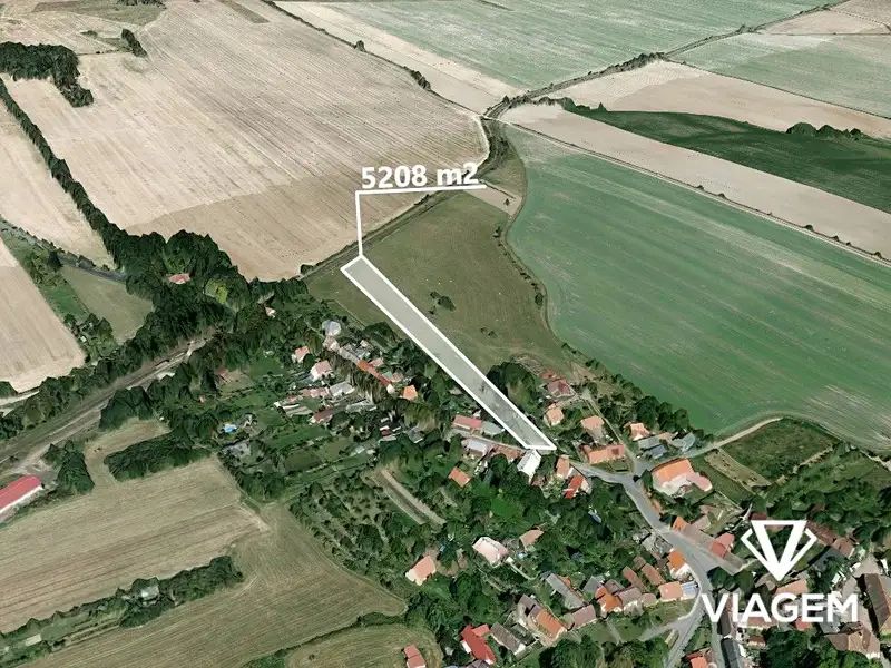 Prodej stavebního pozemku 5208 m², Čistá – náhled fotky 1