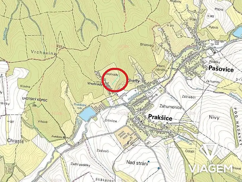 Prodej zahrady 1092 m², Prakšice – náhled fotky 3