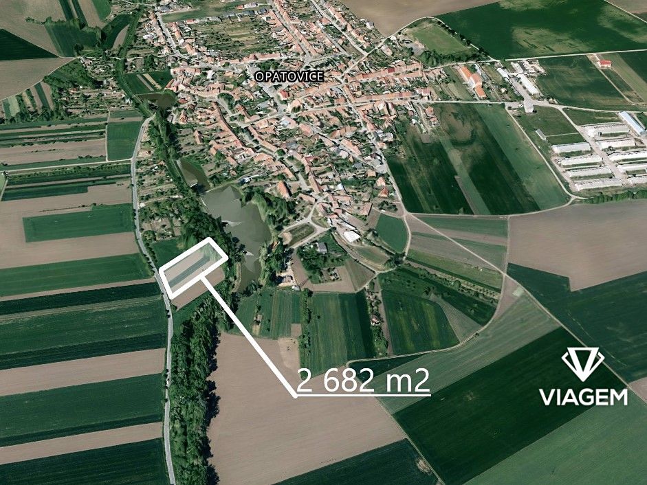 Prodej pole 2682 m², Opatovice – fotka 1 z 3