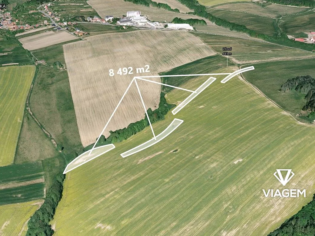 Prodej podílu 1/6 pole 1415 m²