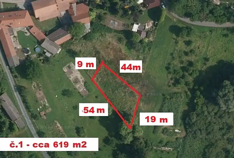 Prodej zahrady 1685 m², Lutopecny – náhled fotky 3