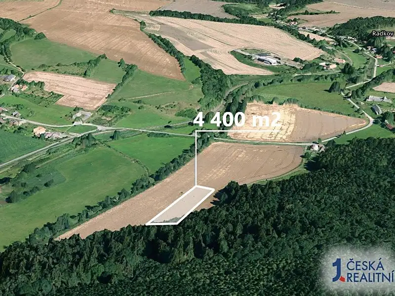 Prodej pole 4400 m², Rozstání – náhled fotky 2