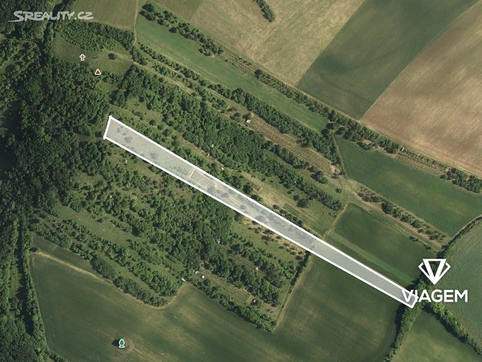 Prodej podílu 1/2 zahrady 2306 m² – pohled 2