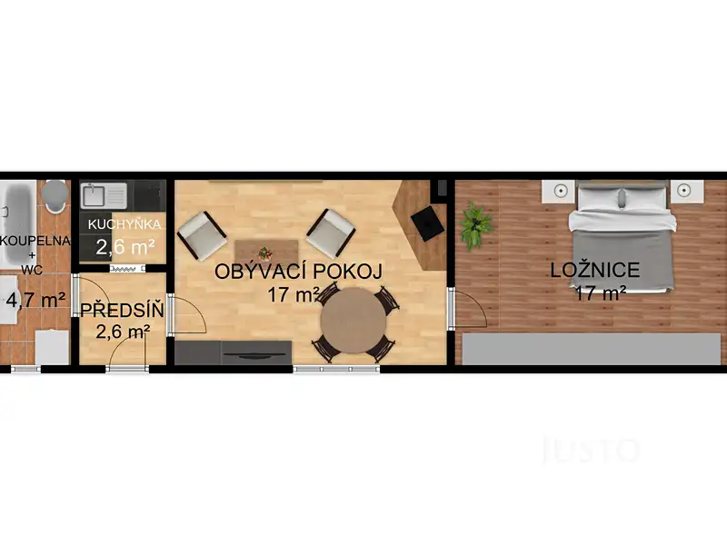 Prodej rodinného domu 61 m², pozemek 512 m², Lhenice – náhled fotky 3