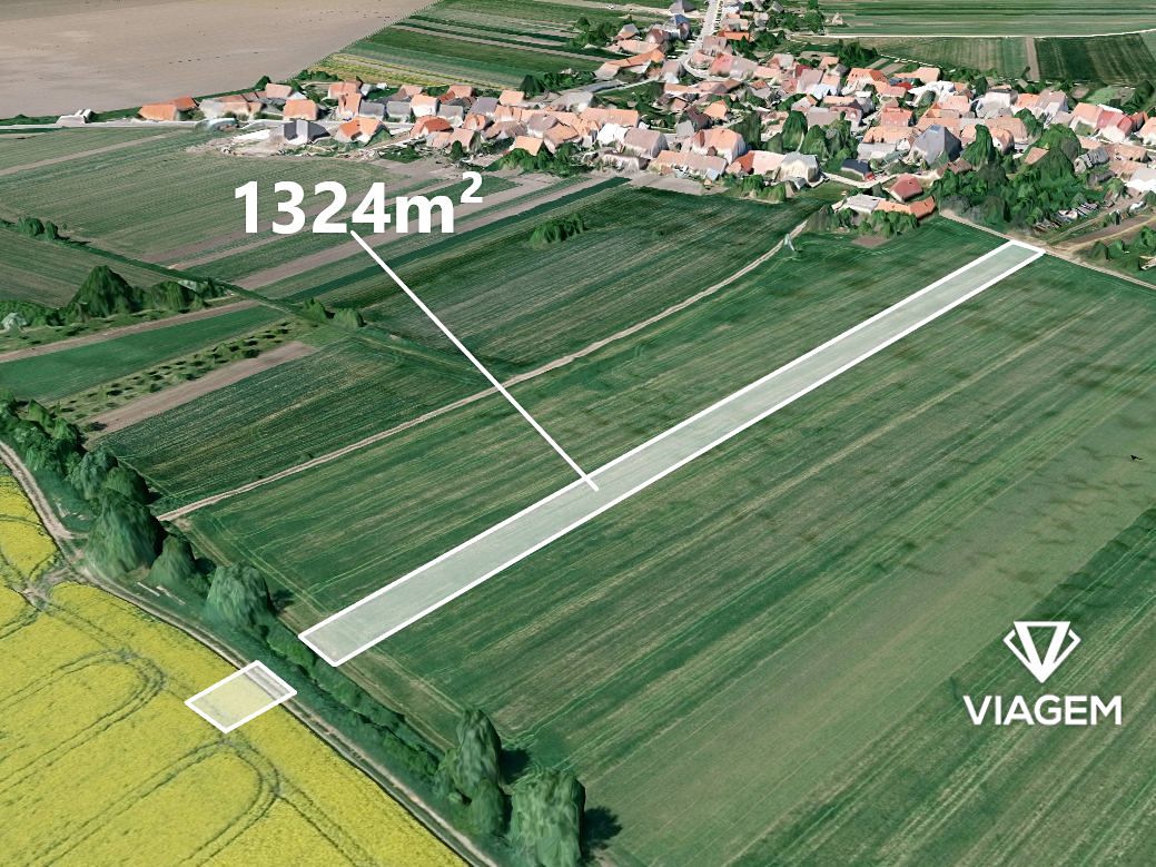 Prodej pole 6694 m², Kněždub – fotka 1 z 3
