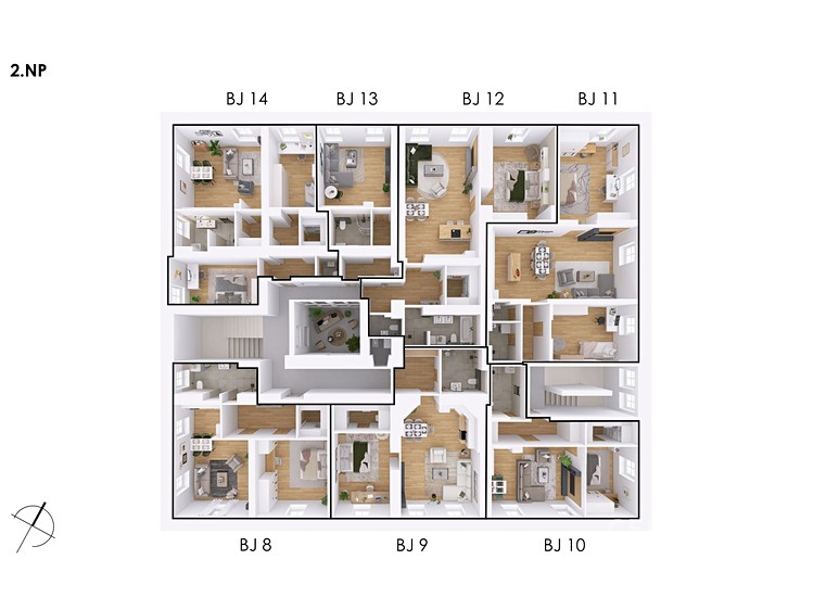 Wohnung 1+kk zum Kauf, 32 m² (11 von 12)