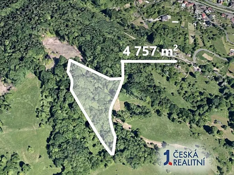 Prodej pole 4757 m², Děčín – náhled fotky 2
