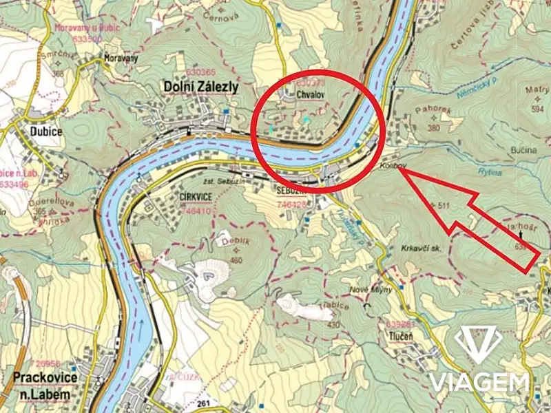 Prodej zahrady 2321 m², Dolní Zálezly – náhled fotky 3