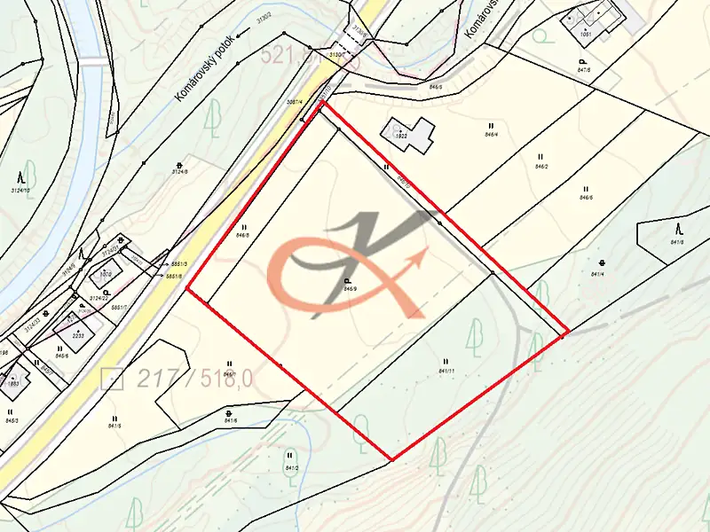Prodej stavebního pozemku 9506 m², Horní Bečva – náhled fotky 2
