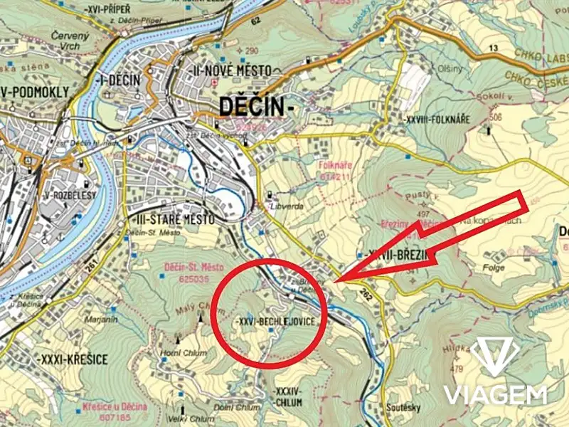 Prodej pole 4757 m², Děčín – náhled fotky 3