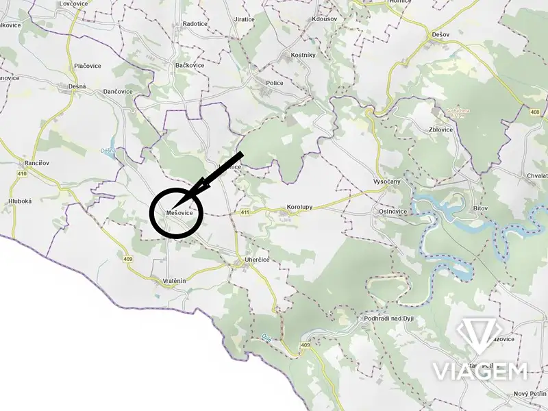 Prodej pole 1492 m², Uherčice – náhled fotky 3