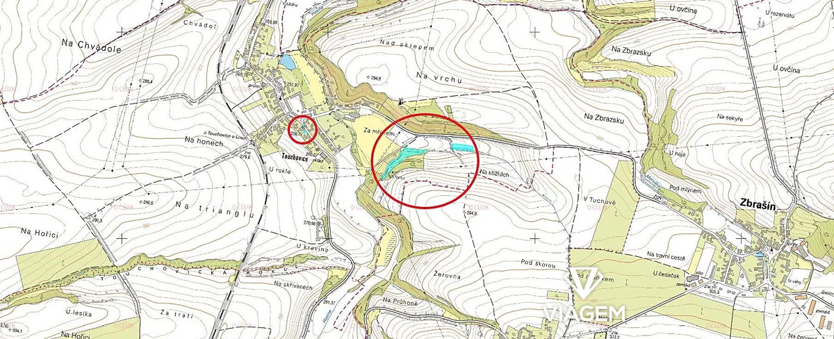 Prodej podílu 1/6 pole 1623 m² – pohled 4