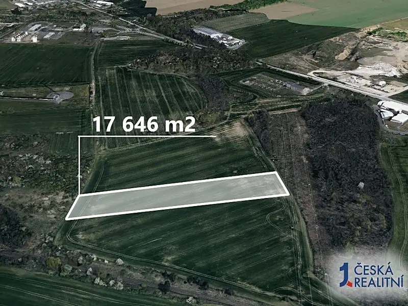 Prodej pole 17646 m², Chvatěruby – náhled fotky 2