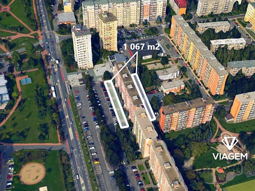 Prodej komerčního pozemku 1067 m²