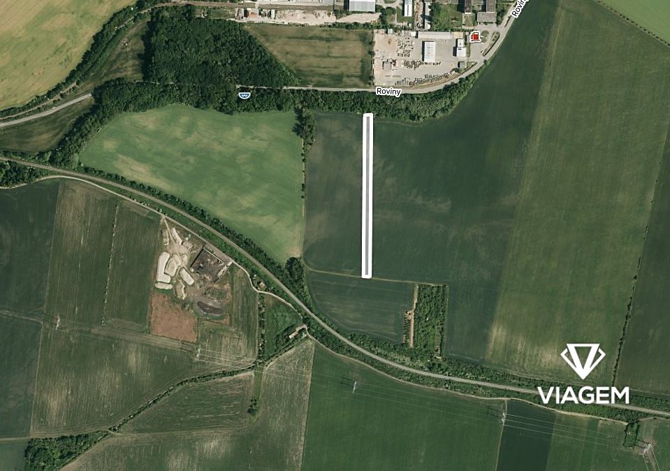 Prodej pole 2832 m², Brno – fotka 1 z 3