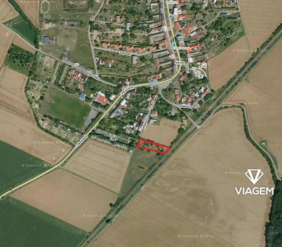 Prodej podílu 1/20 stavebního pozemku 74 m²