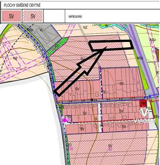 Prodej stavebního pozemku 4978 m², Víceměřice – náhled fotky 3