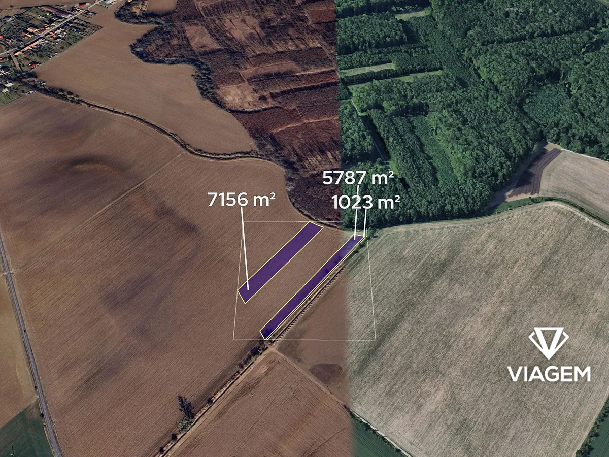 Prodej podílu 1/12 pole 1163 m²