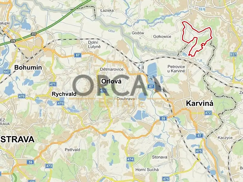 Prodej pole 8614 m², Petrovice u Karviné – náhled fotky 2
