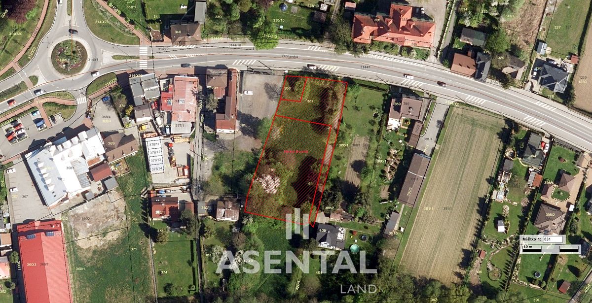 Prodej stavebního pozemku 2848 m², Horní Suchá – fotka 1 z 3