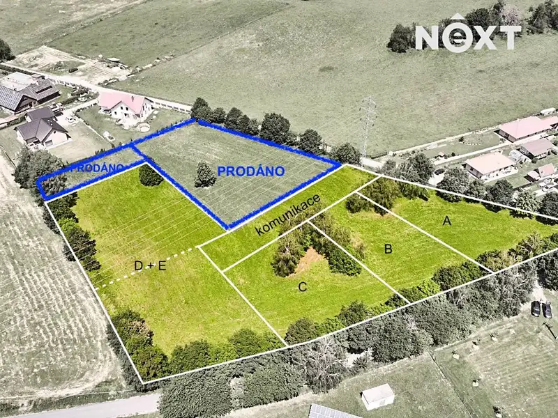 Prodej stavebního pozemku 1344 m², Přídolí – náhled fotky 3